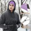 imageSukeen Winter Hat Scarf Set for Women Double Side Wear Warm Hat Antistatic Cold Weather Hats with Thick Fleece ScarfPurple
