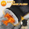imageSukeen Winter Warm Gloves for Men WomenWindproof Ski Gloves AntiSlip Touch Screen Snow Glove with Thick Plush for OutdoorBlack