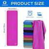imageSukkeen Cooling Towel 40quotx12quot Soft Breathable Chilly Microfiber Towel for Yoga Sports ampamp More ActivitiesBlackBlueGreenDark BluePinkLake BlueGreyPurple