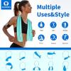 imageSukkeen Cooling Towel 40quotx12quot Soft Breathable Chilly Microfiber Towel for Yoga Sports ampamp More ActivitiesMacaron PinkLavenderMint GreenMacaron BlueBlackDark BlueGreySky BlueGreenRose Red