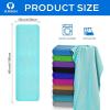 imageSukkeen Cooling Towel 40quotx12quot Soft Breathable Chilly Microfiber Towel for Yoga Sports ampamp More ActivitiesMacaron PinkMacaron BluePurpleRose RedBlackDark BlueGreySky Blue
