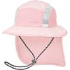 imageSukeen Kids Sun Hats with Neck Flap 3 Ways to Wear Foldable Bucket Hat for Girls Boys Lightweight Kids Beach Hat for OutdoorsPink