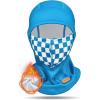 imageSukeen Kids Winter Balaclava Ski Mask for Girls Boys Breathable Face Mask Warmer Face Cover with Neck Gaiters for OutdoorBlue