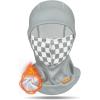 imageSukeen Kids Winter Balaclava Ski Mask for Girls Boys Breathable Face Mask Warmer Face Cover with Neck Gaiters for OutdoorGrey