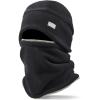 imageSukeen Winter Beanie Hat Scarf Set for Men Women Warm Hat with Faux Fleece Neck Warmer Cold Weather Caps for Cycling OutdoorBlack