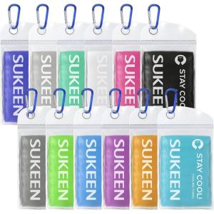 imageSukkeen Cooling Towel 40quotx12quot Soft Breathable Chilly Microfiber Towel for Yoga Sports ampamp More ActivitiesDark BlueGreyReed GreenWhitePinkBlackDark GreyGreenBluePurpleYellowLake Blue