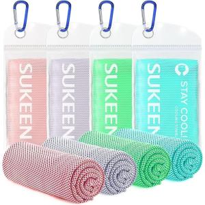 imageSukkeen Cooling Towel 40quotx12quot Soft Breathable Chilly Microfiber Towel for Yoga Sports ampamp More ActivitiesMacaron PinkMacaron BlueLavenderMint Green