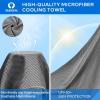 imageSukeen 4 Pack Cooling Towel 40quotx12quotIce TowelSoft Breathable Chilly TowelMicrofiber Towel for YogaSportRunningGymWorkoutCampingFitnessWorkout ampamp More ActivitiesDark Blue Dark GreyBrownBlack