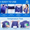 imageSukeen 4 Pack Cooling Towel 40quotx12quotIce TowelSoft Breathable Chilly TowelMicrofiber Towel for YogaSportRunningGymWorkoutCampingFitnessWorkout ampamp More ActivitiesBlueGreyPurpleDark Blue
