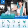 imageSukeen 4 Pack Cooling Towel 40quotx12quotIce TowelSoft Breathable Chilly TowelMicrofiber Towel for YogaSportRunningGymWorkoutCampingFitnessWorkout ampamp More ActivitiesDark BlueGreenLake BluePink