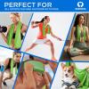 imageSukeen 4 Pack Cooling Towel 40quotx12quotIce TowelSoft Breathable Chilly TowelMicrofiber Towel for YogaSportRunningGymWorkoutCampingFitnessWorkout ampamp More ActivitiesDark BlueGreenBlackPink