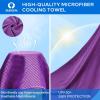 imageSukeen 4 Pack Cooling Towel 40quotx12quotIce TowelSoft Breathable Chilly TowelMicrofiber Towel for YogaSportRunningGymWorkoutCampingFitnessWorkout ampamp More ActivitiesBluePurpleBlackGreen