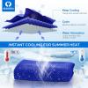 imageSukeen 4 Pack Cooling Towel 40quotx12quotIce TowelSoft Breathable Chilly TowelMicrofiber Towel for YogaSportRunningGymWorkoutCampingFitnessWorkout ampamp More ActivitiesBlueGreyPurpleDark Blue