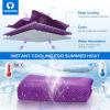 imageSukeen 4 Pack Cooling Towel 40quotx12quotIce TowelSoft Breathable Chilly TowelMicrofiber Towel for YogaSportRunningGymWorkoutCampingFitnessWorkout ampamp More ActivitiesBluePurpleBlackGreen