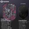 imageSukeen Carbon Fiber Pickleball Paddle Carbon Fiber Surface Pickleball Paddle with Large Sweet Spot 55quot Elongated Handle Pickleball RacketRed 13MM