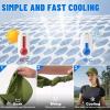 imageSukeen Cooling Stretchy Visor Free Size Cool Hat with UV Protection Brim Peak Vizor for Golf Tennis Cycling RunningArmy Green