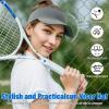 imageSukeen Cooling Stretchy Visor Free Size Cool Hat with UV Protection Brim Peak Vizor for Golf Tennis Cycling RunningDark Gray