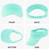 imageSukeen Cooling Stretchy Visor Free Size Cool Hat with UV Protection Brim Peak Vizor for Golf Tennis Cycling RunningMacaron Blue