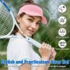imageSukeen Cooling Stretchy Visor Free Size Cool Hat with UV Protection Brim Peak Vizor for Golf Tennis Cycling RunningMacaron Pink