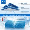 imageSukeen Cooling Towels for Neck and Face40quotx12quot Cooling Towels Bulk Cool Towels for Neck Gym Towels for Sweat Cooling Towels for Hot Weather Sweat Towels for Gym Workout Sports20 PackDark GraySky Blue