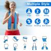 imageSukeen Cooling Towels for Neck and Face40quotx12quot Cooling Towels Bulk Cool Towels for Neck Gym Towels for Sweat Cooling Towels for Hot Weather Sweat Towels for Gym Workout Sports20 PackSky Blue