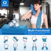 imageSukeen Cooling Towels for Neck and Face40quotx12quot Cooling Towels Bulk Cool Towels for Neck Gym Towels for Sweat Cooling Towels for Hot Weather Sweat Towels for Gym Workout Sports20 PackDark GraySky Blue