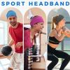 imageSukeen Cooling Workout Headbands Women Men Wide Stretchy NonSlip Moisture Wicking Hairband Sports Running Sweat BandsBlackBlueRose PinkBrown Red
