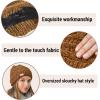 imageSukeen Knit Beanie Hat for Women Thick Fleece Lined Winter Hat Warm Skull Cap Fashionable Knit Hat for OutdoorBrown