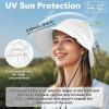 imageSukeen Lightweight Bucket Hat for Women QuickDry Hiking Hat Packable Foldable UV Sun Hat for Outdoor ActivitiesWhite