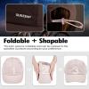 imageSukeen Lightweight Sun Hat for Women MenQuick Drying Baseball Cap UPF50 Running Hats Foldable Sport Cap for Outdoor DailyLight Pink