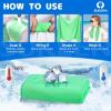 imageSukeen Mini Cooling Towel for Kids31 quotx9Ice TowelSoft Breathable Cool TowelMicrofiber Cold Towel for Boys and Girls for SportsRunningExerciseSchool and More Activities 4PackFruit BlueFruit PinkFruit GreenWhite