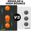 imageSukeen Outdoor Pickleball Balls 40 Holes High Bounce True Flight Pickleball Ball High Visibility Outdoor Pickleballs High Elasticity Pickle Balls with Mesh BagRose Red  Neon Green  Blue  Orange
