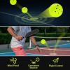 imageSukeen Outdoor Pickleball Balls with Mesh Bag 40 Holes Pickleball Balls Outdoor High Bounce Pickle Balls for All Style Pickleball PaddlesNeon GreenBlueRose RedOrange