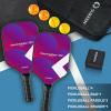 imageSukeen Pickleball Paddles Graphite Surface 16mm Pickleball Rackets Control for Women Pickleball BallsEraserBagRose red Round