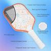 imageSukeen Pickleball Paddles Set of 2 Frosted Cloth Texture Surface Pickleball Paddle Pickleball Set13mm Fiberglass Pickle Ball Rackets 2 Pack Elongated Handle 4 Balls Eraser Brown