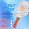imageSukeen Pickleball Paddles Set of 2 Frosted Cloth Texture Surface Pickleball Paddle Pickleball Set13mm Fiberglass Pickle Ball Rackets 2 Pack Elongated Handle 4 Balls Eraser Off White