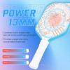 imageSukeen Pickleball Paddles Set of 2 Frosted Cloth Texture Surface Pickleball Paddle Pickleball Set13mm Fiberglass Pickle Ball Rackets 2 Pack Elongated Handle 4 Balls Eraser Sky Blue
