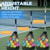 imageSukeen Pickleball Tennis Ball Hopper 30 Tennis Ball Pickleball Ball Collector Tennis Hopper Pickleball Ball Holder for Easy Pickup Carrying and Storage Tennis Ball Pickleball Picker Upper