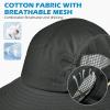 imageSukeen Sun Hats for Women Wide Brim Hats for Mens Fishing Hat Bucket Hat Summer Packable Beach Hat UV Protection 50 HatBlack