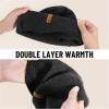 imageSukeen Unisex Winter Beanie for Men and Women Soft DoubleLayer Slouchy Skull Caps Warm Knitted Cuff Hat for Daily OutdoorBlack
