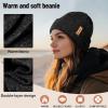 imageSukeen Unisex Winter Beanie for Men and Women Soft DoubleLayer Slouchy Skull Caps Warm Knitted Cuff Hat for Daily OutdoorBlack
