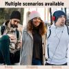 imageSukeen Unisex Winter Beanie for Men and Women Soft DoubleLayer Slouchy Skull Caps Warm Knitted Cuff Hat for Daily OutdoorBlack