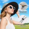 imageSukeen Wide Brim Sun Hats for Women Men Double Sided Wearing Fishing Hats UPF50 Cooling Bucket Hat for Beach Hiking OutdoorGrey
