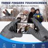 imageSukeen Windproof Winter Gloves for Cold Weather Soft Warm Touchscreen AntiSlip Mens Winter Gloves for Running Driving Cycling Hiking Biking Outdoor Sports Daily WorkGray
