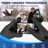 imageSukeen Windproof Winter Gloves for Cold Weather Soft Warm Touchscreen AntiSlip Mens Winter Gloves for Running Driving Cycling Hiking Biking Outdoor Sports Daily WorkBlack