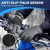 imageSukeen Windproof Winter Gloves for Cold Weather Soft Warm Touchscreen AntiSlip Mens Winter Gloves for Running Driving Cycling Hiking Biking Outdoor Sports Daily WorkGray