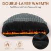 imageSukeen Winter Beanie for Men Women Fleece Lined Soft Warm Winter Hat Waterproof Cuffed Skull Cap for Cold WeatherGrey