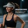 imageSukeen Womens Adjustable Fit Runners Lightweight Comfort Performance Visor Sports Sun Visor One Size Fits MostGrey