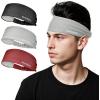 imageSukeen Workout Headbands for Men Sweat Bands Sweatbands Headbands for Women Moisture Wicking Sports Headbands Non Slip Stretch Cooling Headband for Running Gym Yoga