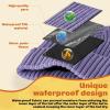 imageSukkeen Kids Winter Beanie Hat for Girls ampamp Boys  Warm Knitted Hat Age 310 Seepage Proof Skull Cap for Daily Outdoor UsePurple